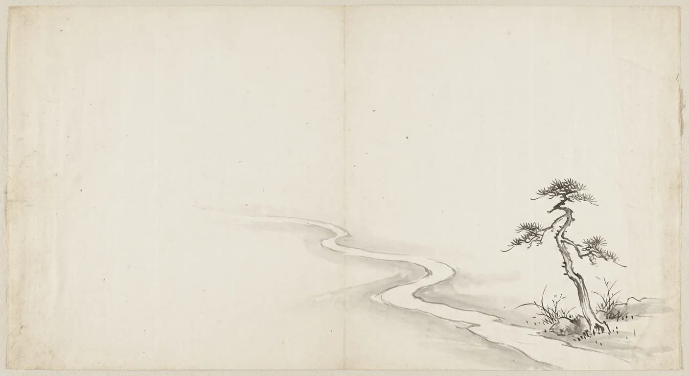 Lavis d’un sentier dans la brume